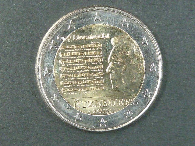Luxemburg 2 EUR 2013 pamětní