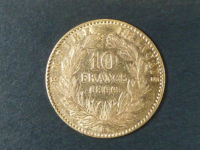 10 Frank 1866 HB