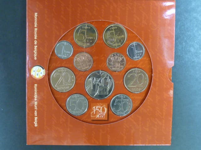 Belgie, oficielní sada mincí 2000 BELGIË / BELGIQUE
