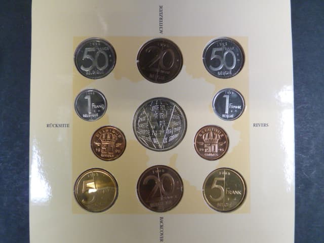 Belgie, oficielní sada mincí 1994 BELGIË / BELGIQUE
