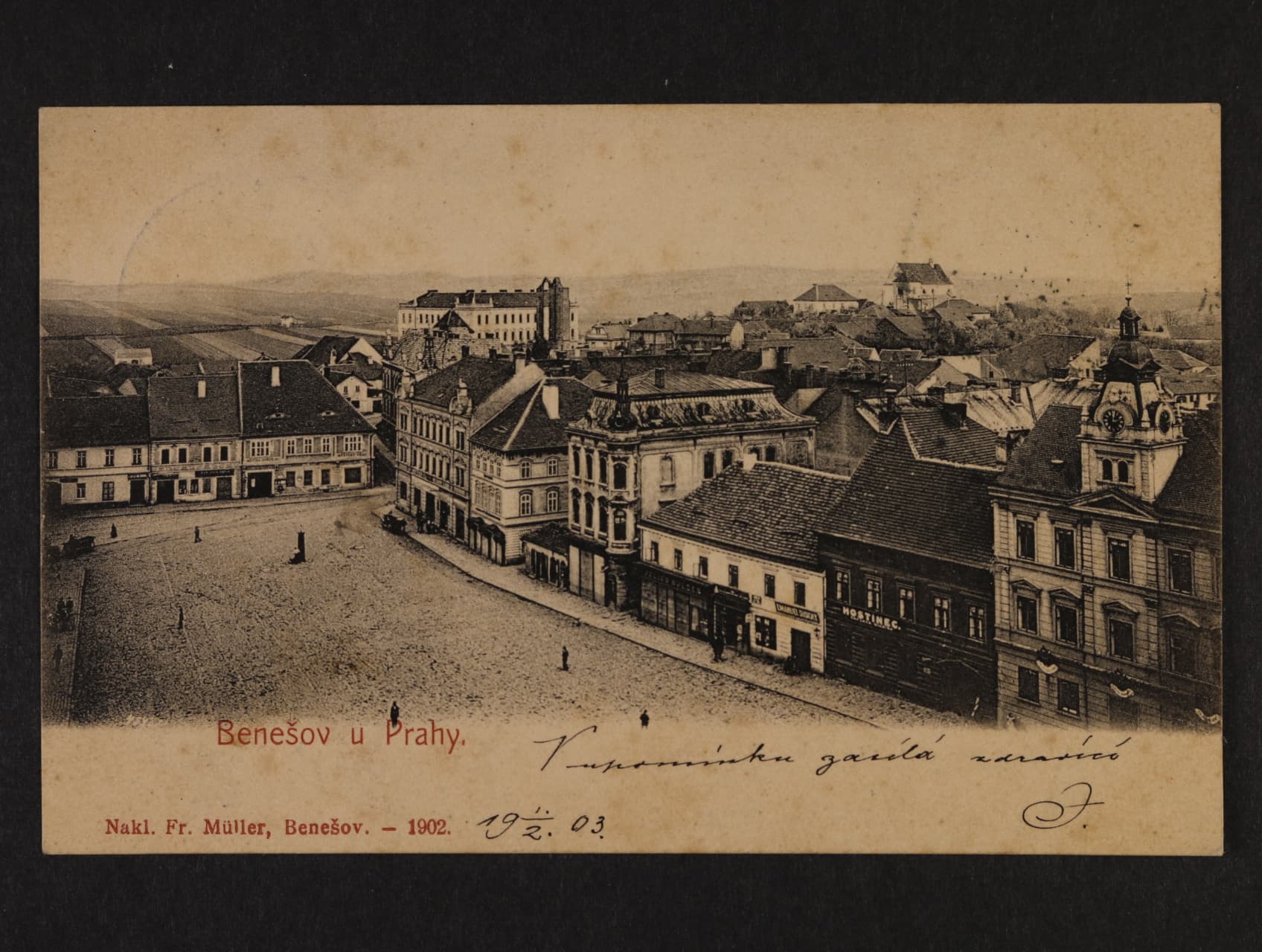 Benešov, prošlá 1903