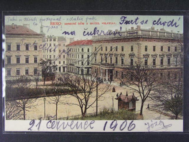 Brno, Besední dům, bar. pohl., prošlá 1906