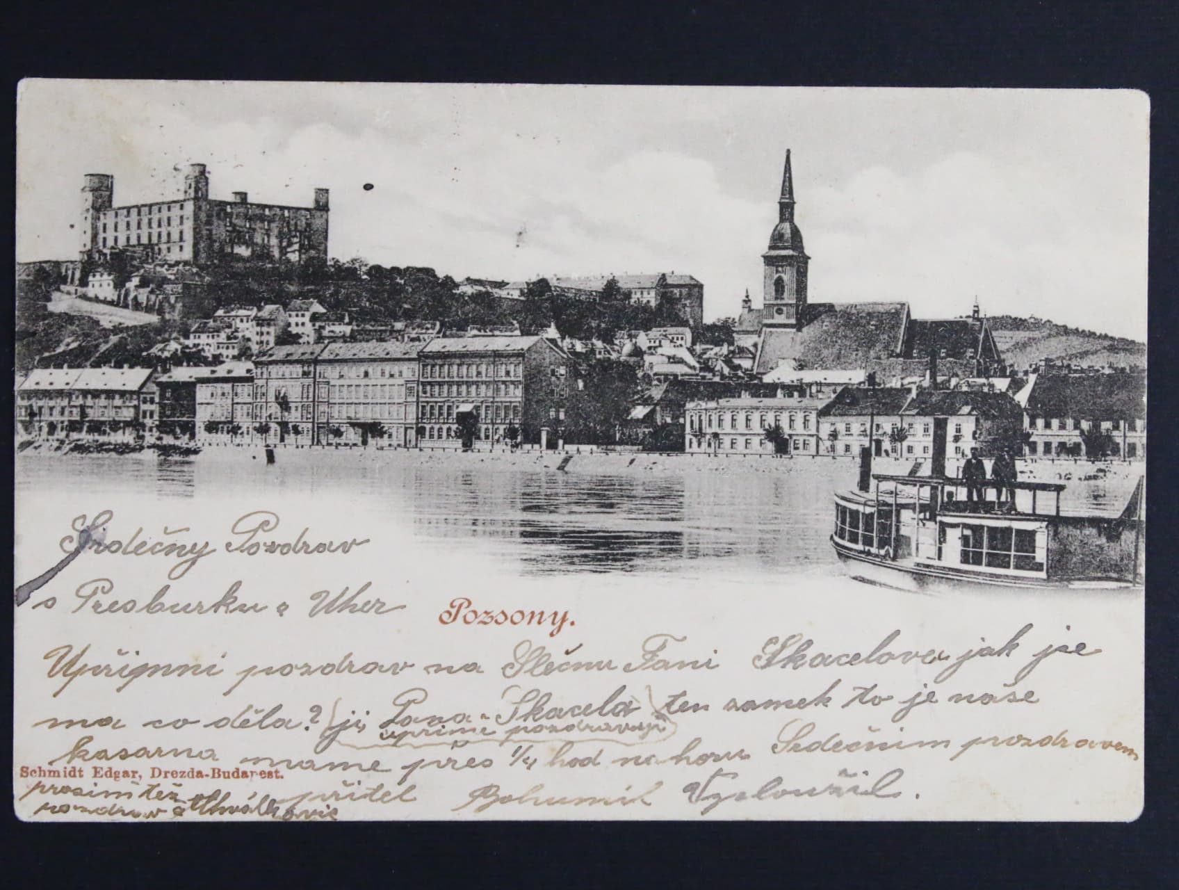 Bratislava, (Pozsony), prošlá 1899
