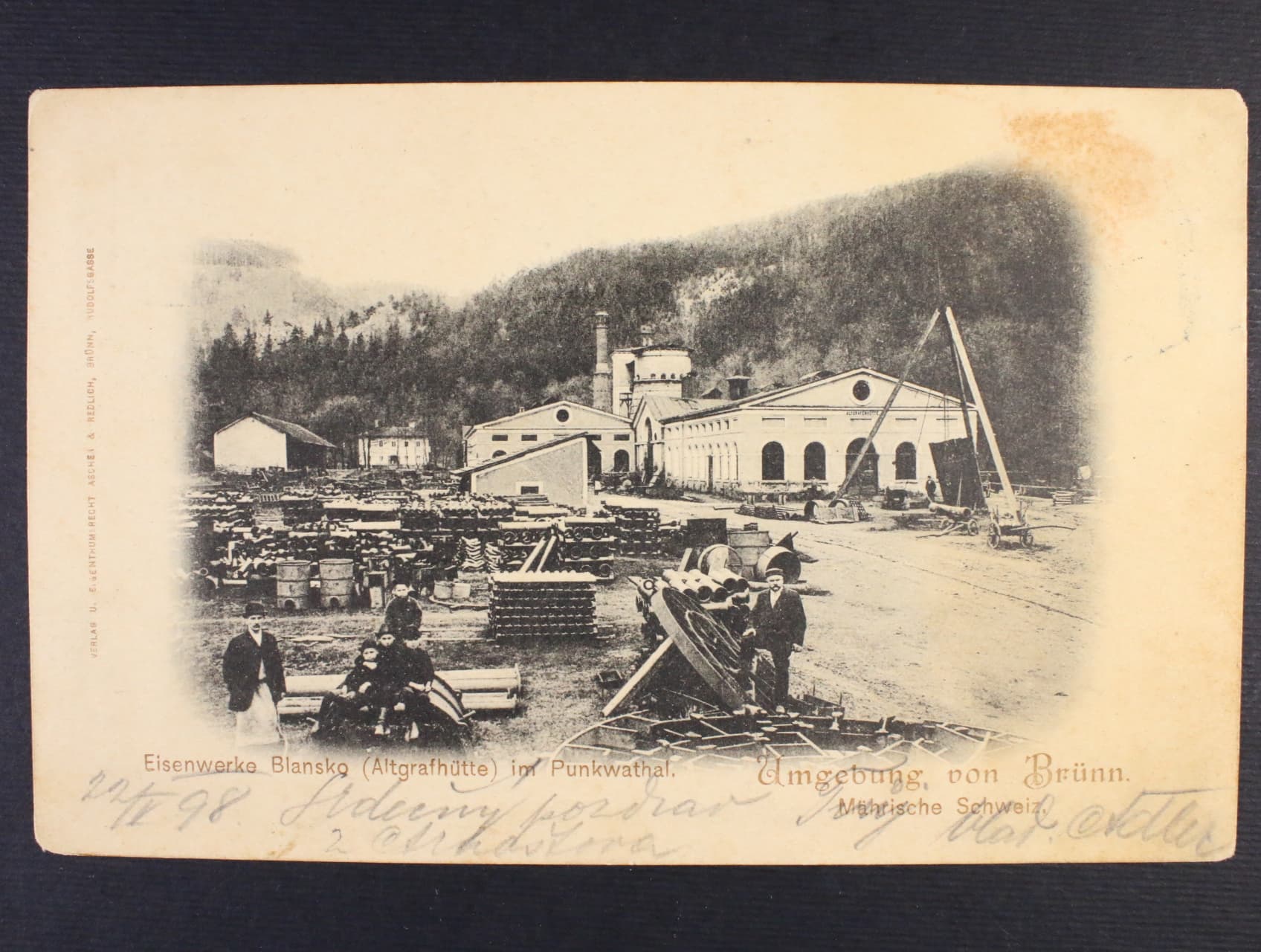 Blansko, železárny, prošlá 1898