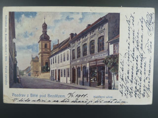 Bělá pod Bezdězem, prošlá 1911