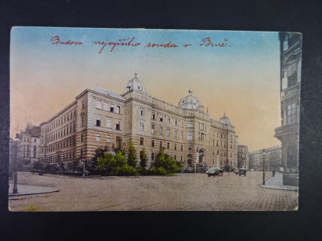 Brno - Hradební ulice (Basteigasse) dnes Roosveltova, prošlá 1919