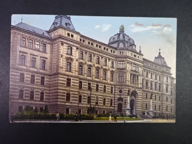 Brno - Hradební ulice (Basteigasse) dnes Roosveltova, prošlá 1913