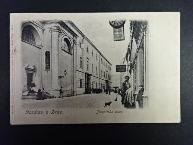 Brno - Jezuitská (Jesuitengasse), prošlá 1908