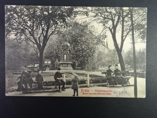 Brno - Koliště (Glacis) sady, prošlá 1906