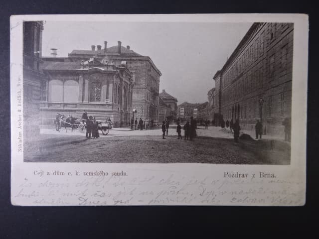 Brno - Cejl (Zeile), prošlá 1902
