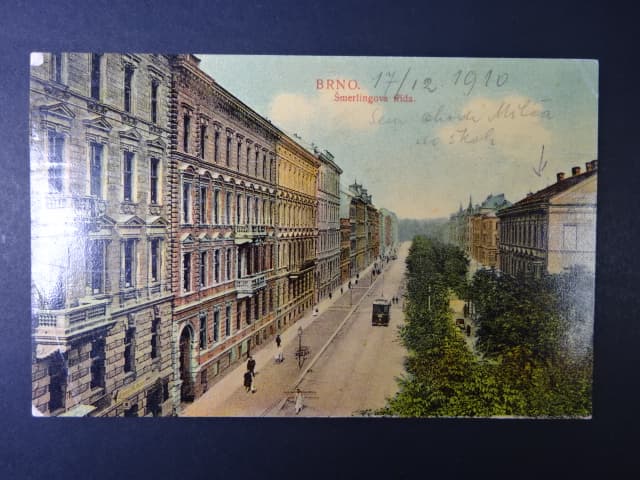 Brno - Třída Kpt. Jaroše (Schmerlingova - Schmerlingstrasse), prošlá 1910