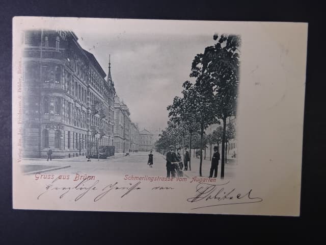 Brno - Třída Kpt. Jaroše (Schmerlingova - Schmerlingstrasse), prošlá 1898