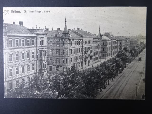 Brno - Třída Kpt. Jaroše (Schmerlingova - Schmerlingstrasse), prošlá