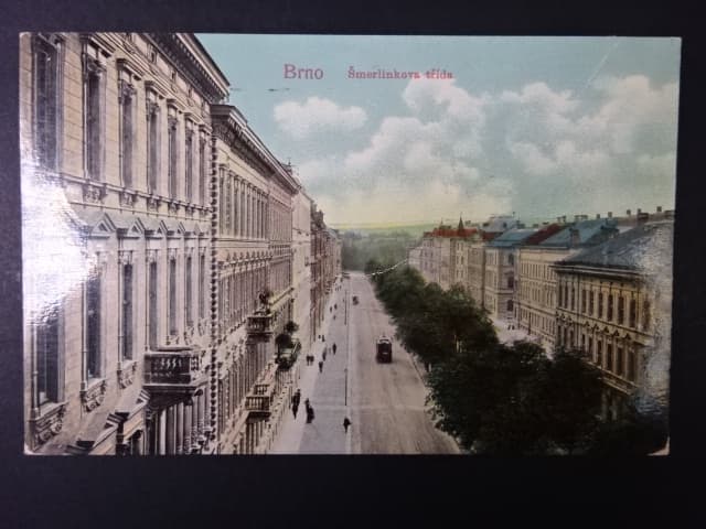 Brno - Třída Kpt. Jaroše (Schmerlingova - Schmerlingstrasse), prošlá 1912