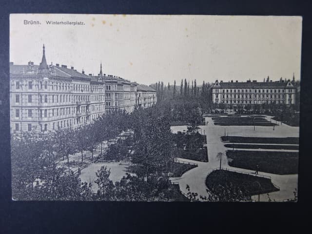 Brno - Náměstí 28.října (Winterhollerplatz), prošlá 1914