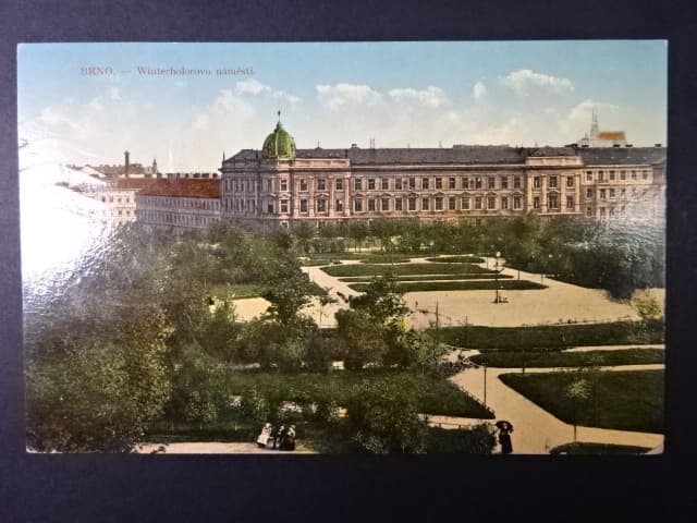 Brno - Náměstí 28.října (Winterhollerplatz), prošlá 1912