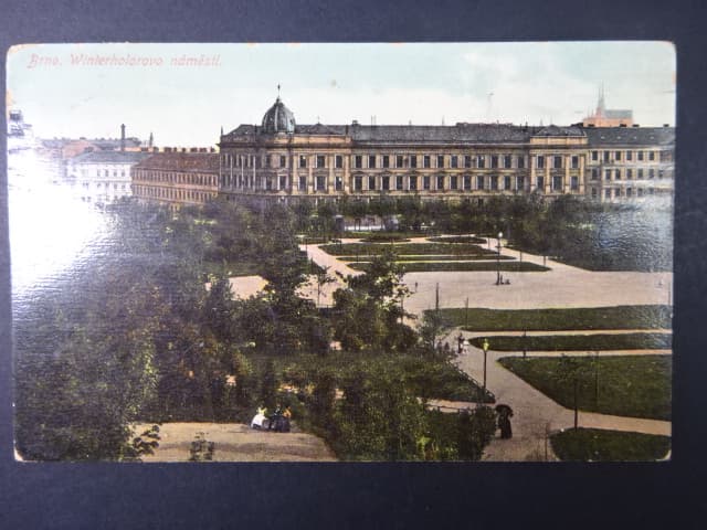 Brno - Náměstí 28.října (Winterhollerplatz), prošlá 1909