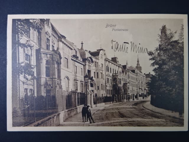 Brno - Drobného (Parkstrasse), prošlá 1911