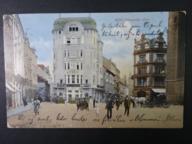 Brno - Běhounská (Rennergasse), prošlá 1915