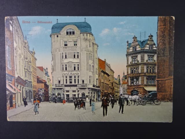 Brno - Běhounská (Rennergasse), prošlá 1925