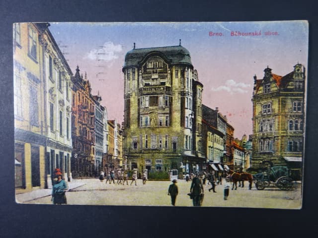 Brno - Běhounská (Rennergasse), prošlá 1924