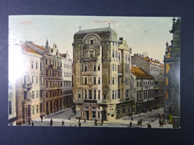 Brno - Běhounská (Rennergasse), prošlá 1908