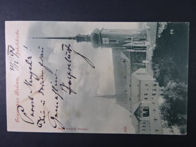Brno - Jakubské náměstí (Jakobsplatz), prošlá 1898