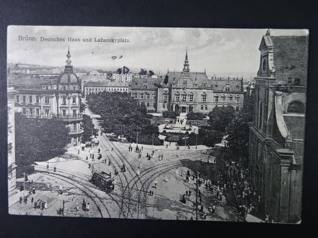 Brno - Moravské náměstí (Lažánského nám.), prošlá 1917