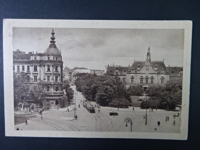 Brno - Moravské náměstí (Lažánského nám.), prošlá 1942