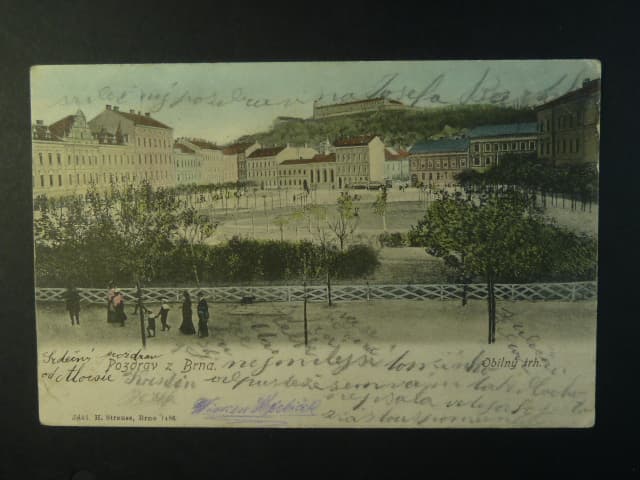 Brno - Obilní trh, prošlá 1902