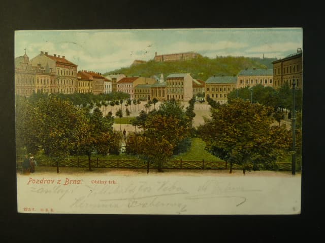 Brno - Obilní trh, prošlá 1904