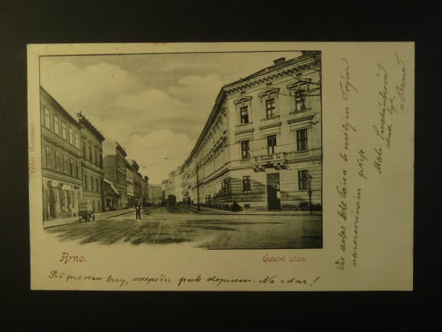 Brno - Údolní ulice, prošlá 1902