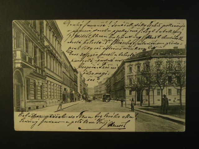 Brno - Údolní ulice, prošlá 1915