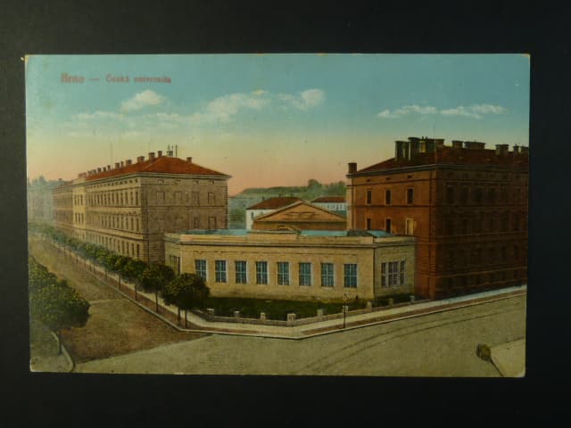 Brno - Úvoz, Česká univerzita, prošlá 1920