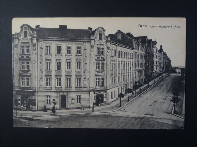 Brno - Úvoz, Rainerova třída, prošlá 1914