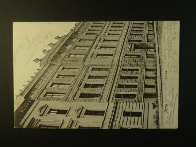 Brno - Jaselská ulice (Augustinergasse), Vesna, prošlá 1902