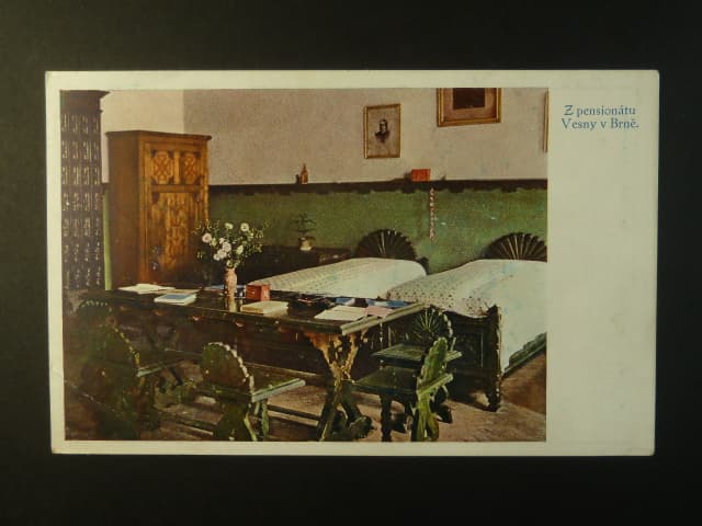 Brno - Jaselská ulice (Augustinergasse), Pensionát Vesna, neupotřebená