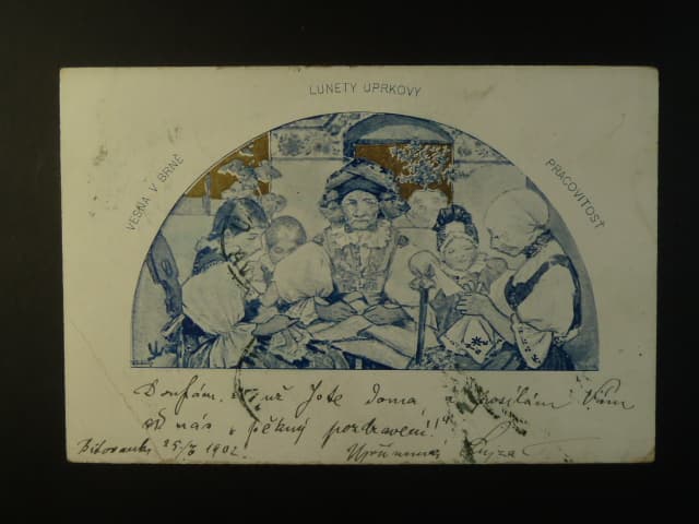 Brno - Jaselská ulice (Augustinergasse), Vesna - Lunety Uprkovy, prošlá 1902