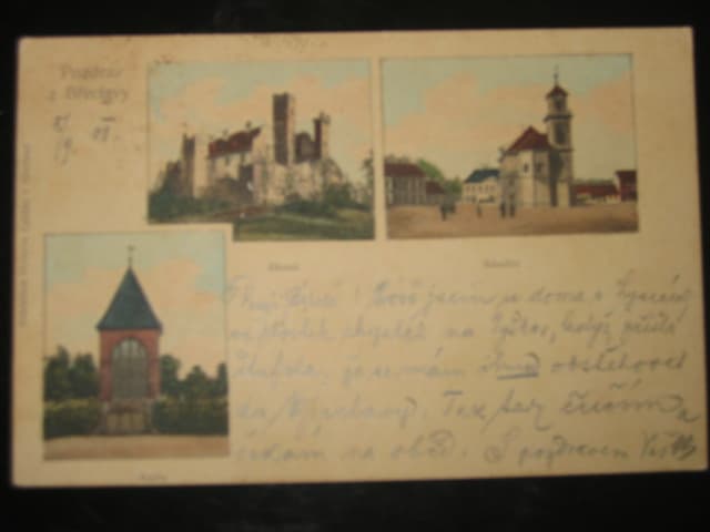 Břeclav, bar.. pohl., prošlá 1901
