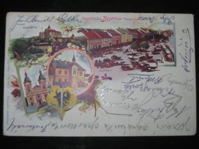 Bystřice n. Pernštýnem, prošlá, odpadená zn.