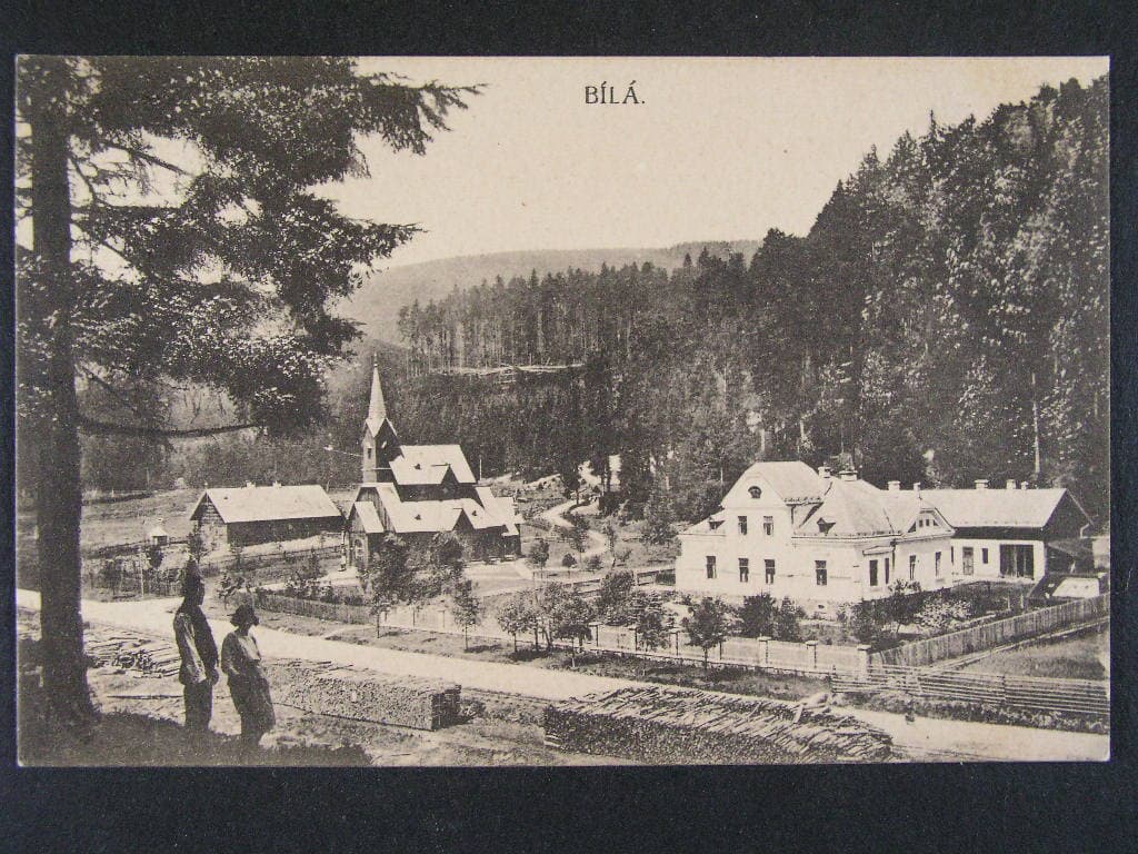 Bílá okr. Frýdek Místek, prošlá 1927