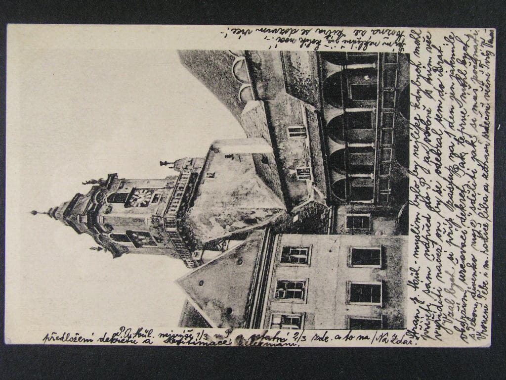 Bratislava, dvůr městského domu, prošlá 1922