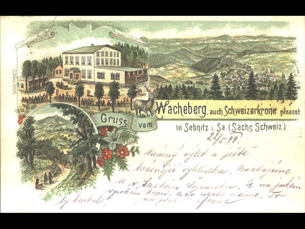 Wacheberg bei Sebnitz, lito., 1899