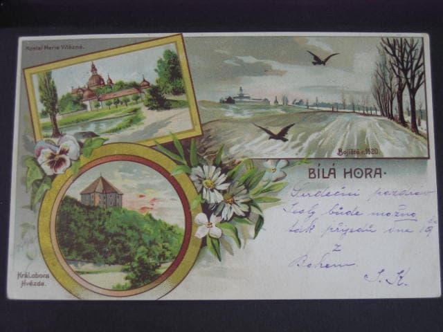 Bílá Hora lito., prošlá 1901