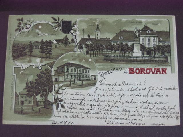 Borovan lito., prošlá 1899