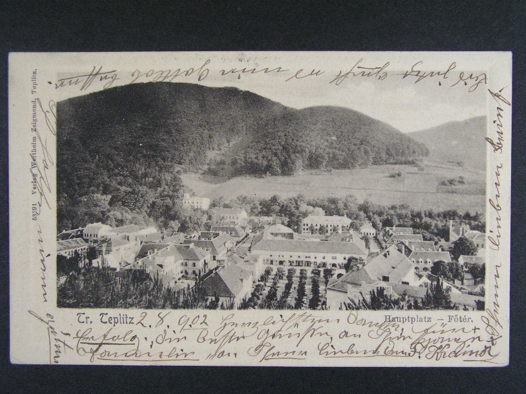 Trenčianské Teplice, prošlá 1902
