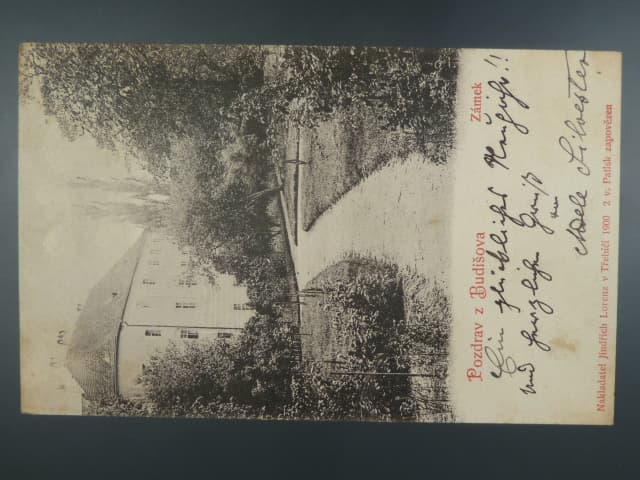 Budišov, zámek, prošlá 1901