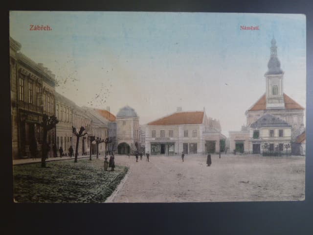 Zábřeh náměstí, prošlá 1910