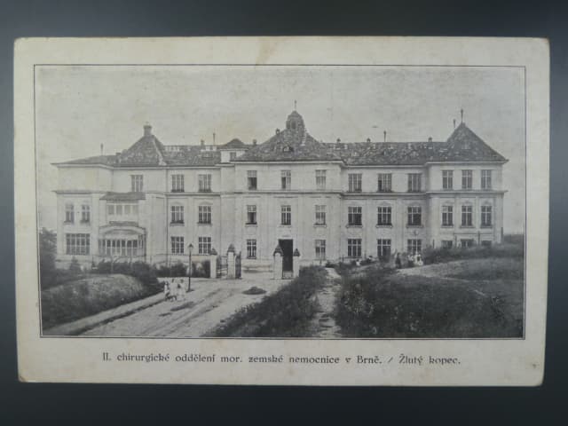 Brno, nemocnice na Žlutém kopci, neprošlá