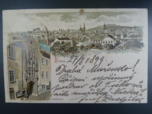 Brno, lito.., prošlá 1899